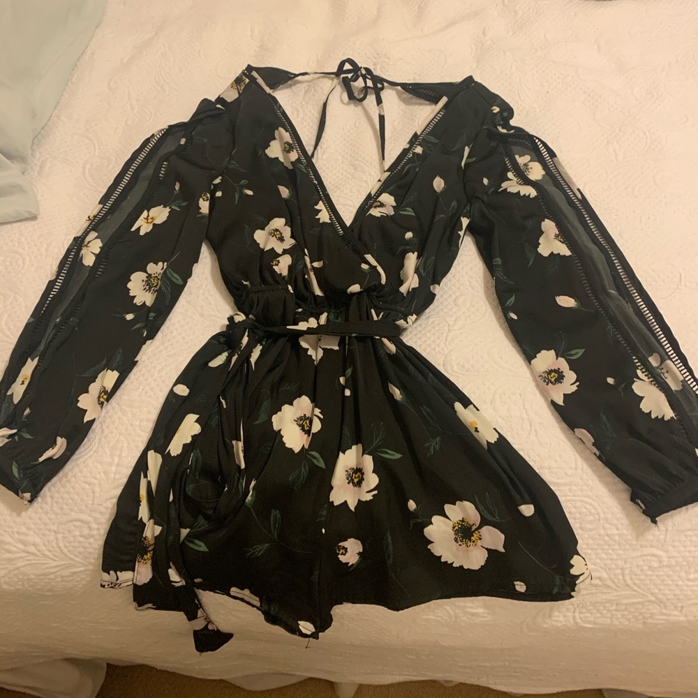 Urban outfitters black romper